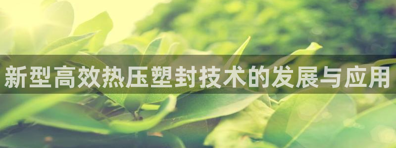 易倍思机电制造(上海)有限公司：新型高效热压塑封技术的发